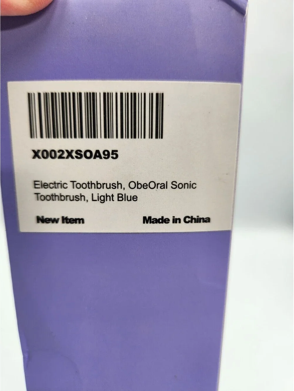 ObeOral OB1-4 Sonic Electric Toothbrush Light Blue IPX7 Waterproof 12 Modes C16